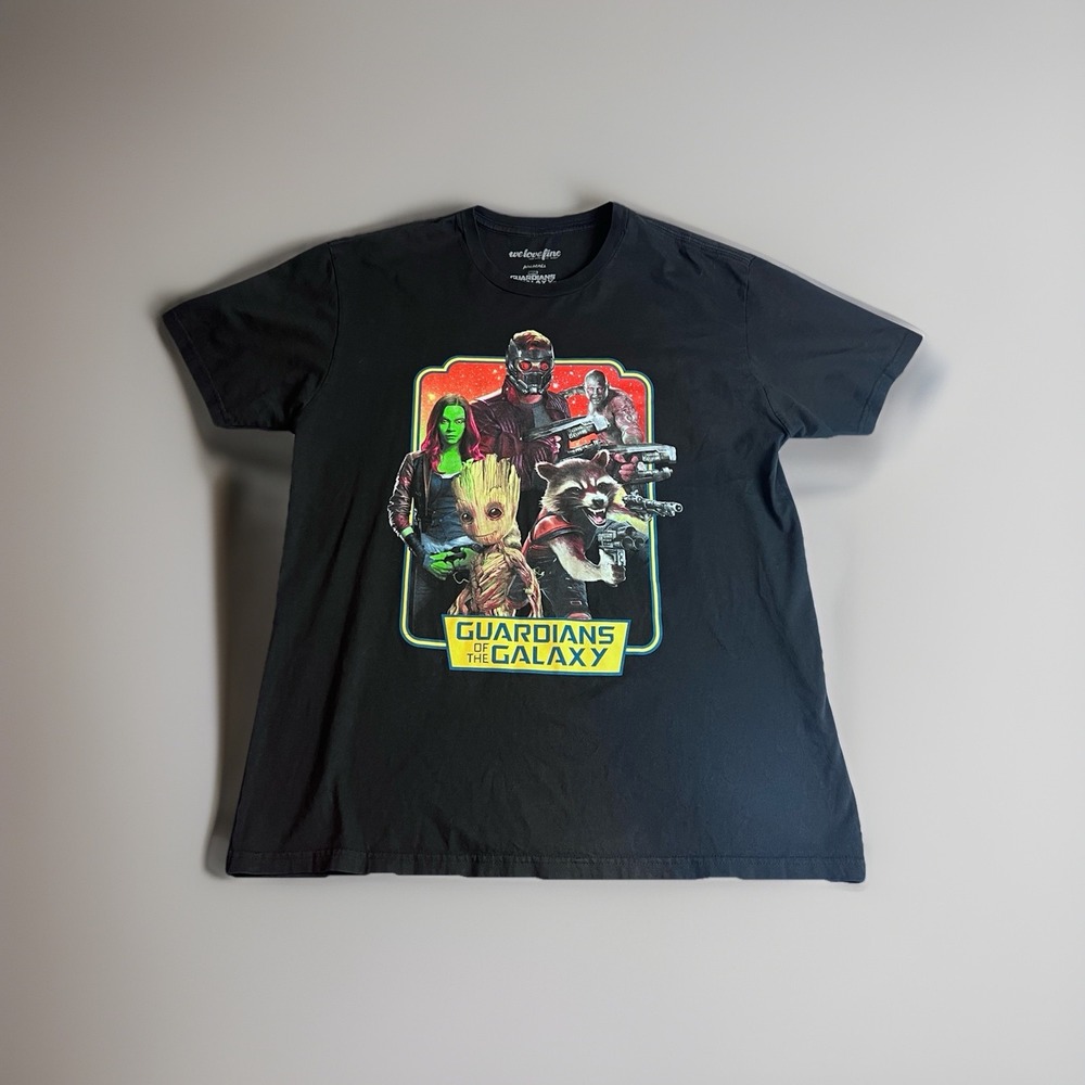 Marvel Guardians of the Galaxy Vol 2‎ Graphic T-Shirt Black Size L WeLoveFine